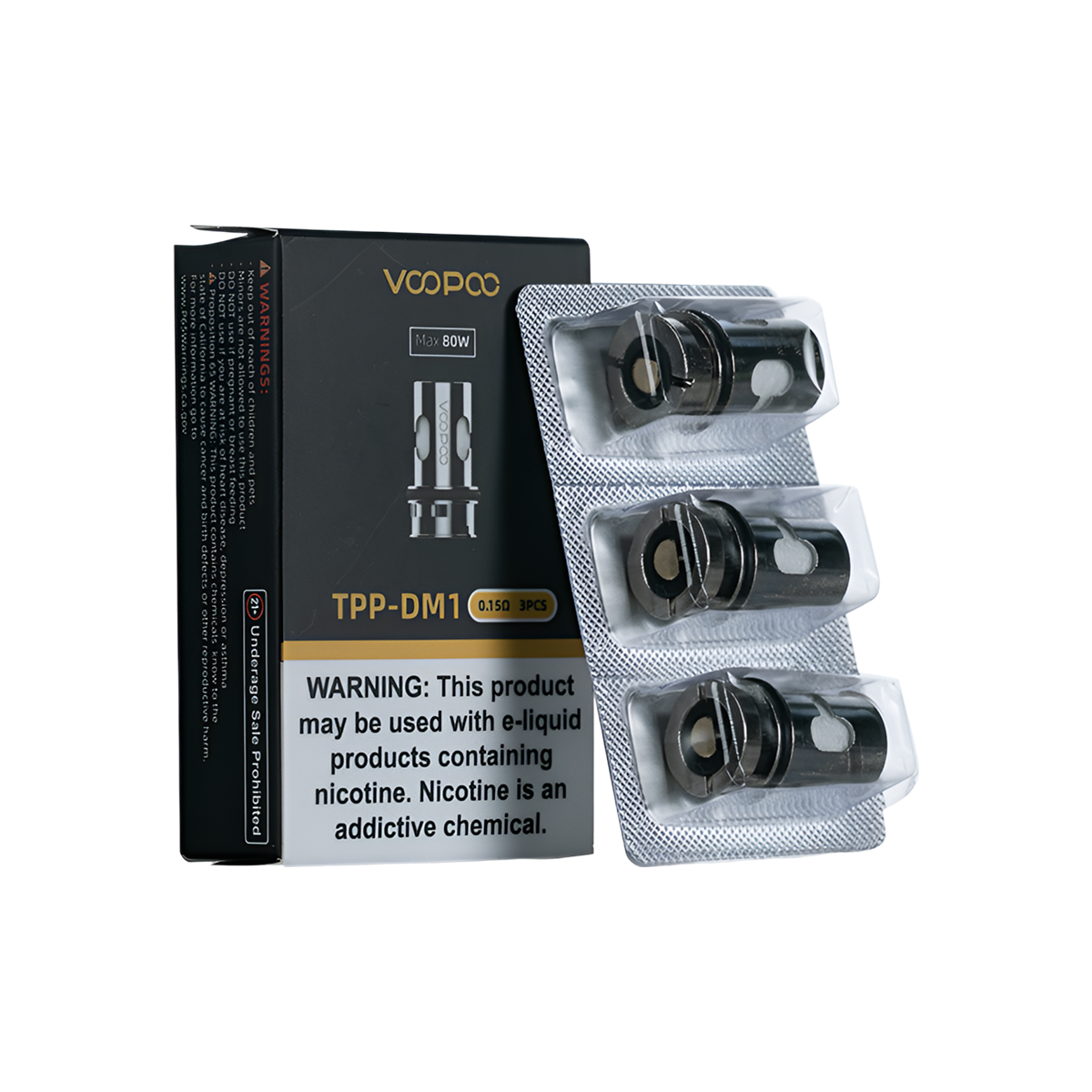Voopoo TPP Replacement Coils TPP-DM1 Mesh Coil -  0.15Ω  
