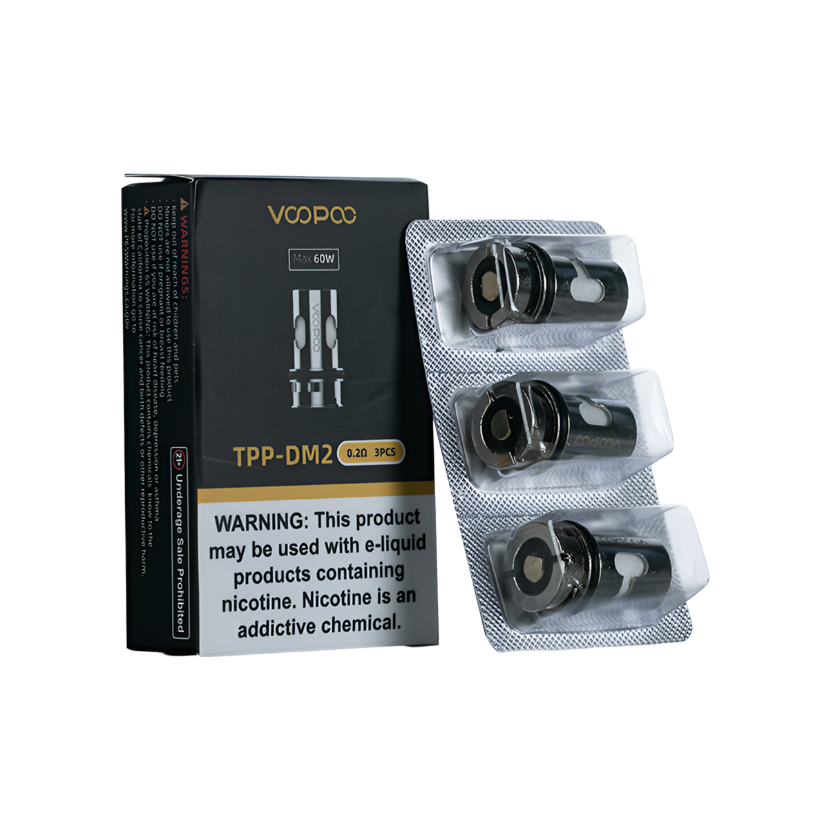 Voopoo TPP Replacement Coils TPP-DM2 Mesh Coil -  0.2Ω  