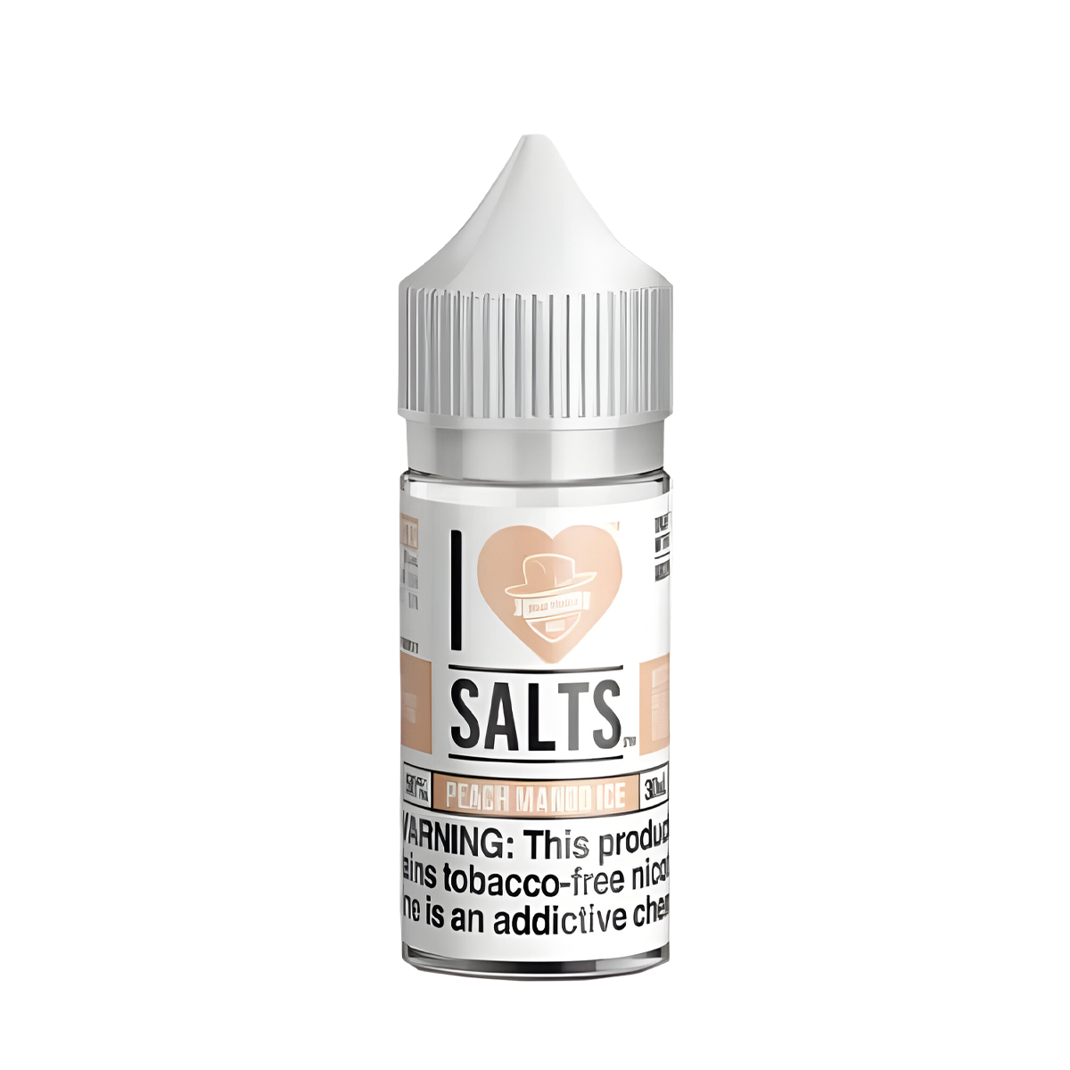 Mad Hatter I Love Salt Nicotine Vape Juice 25 Mg 30 Ml Peach Mango Ice