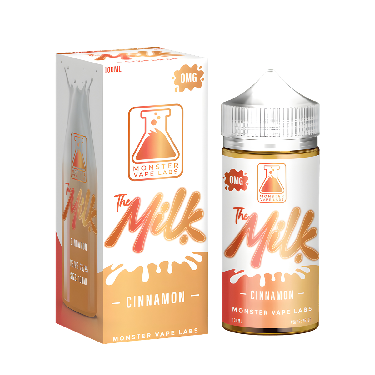 The Milk Monster Freebase Vape Juice 0 Mg 100 Ml Cinnamon Milk