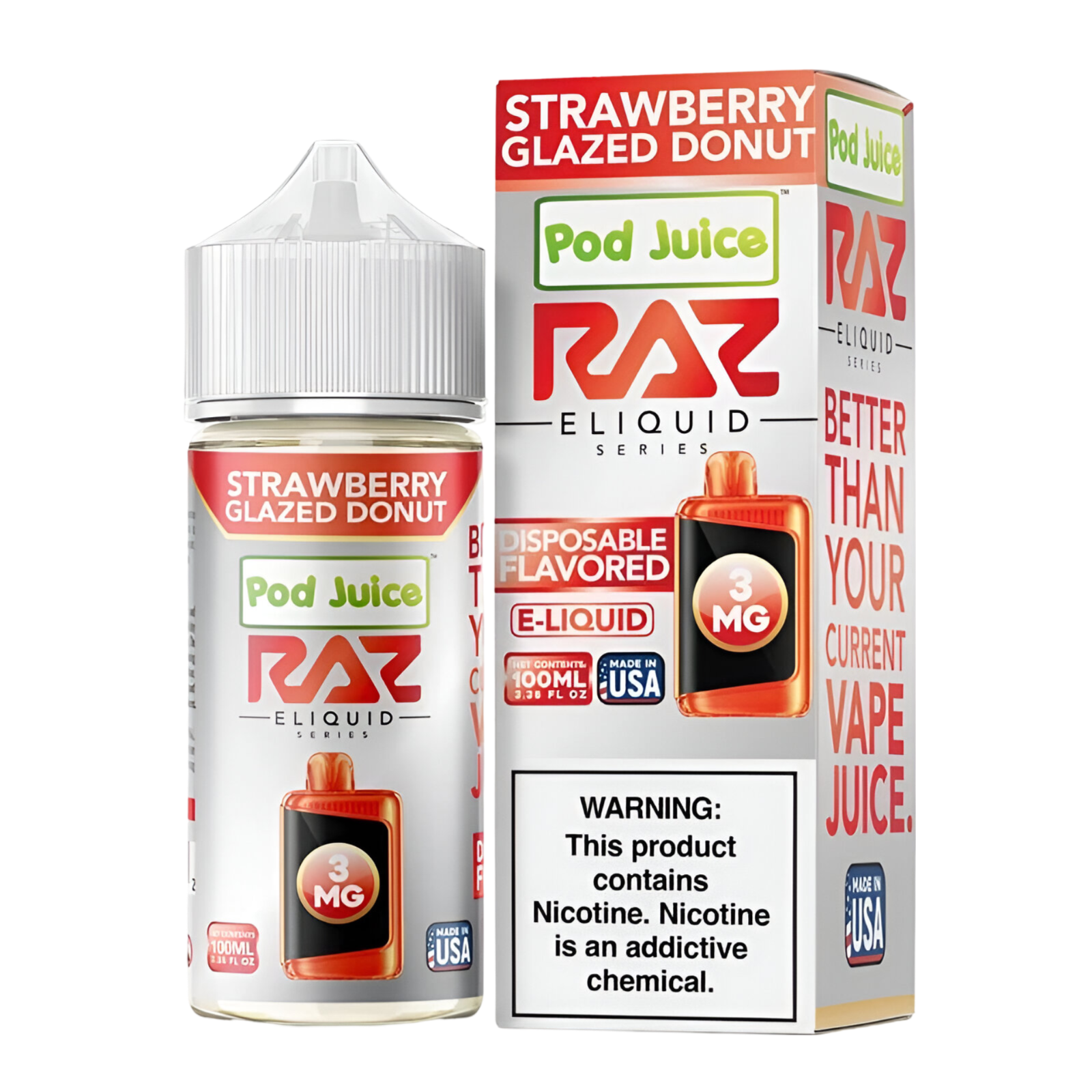 Pod Juice x RAZ Freebase Vape Juice Pod Juice x RAZ Freebase Vape Juice