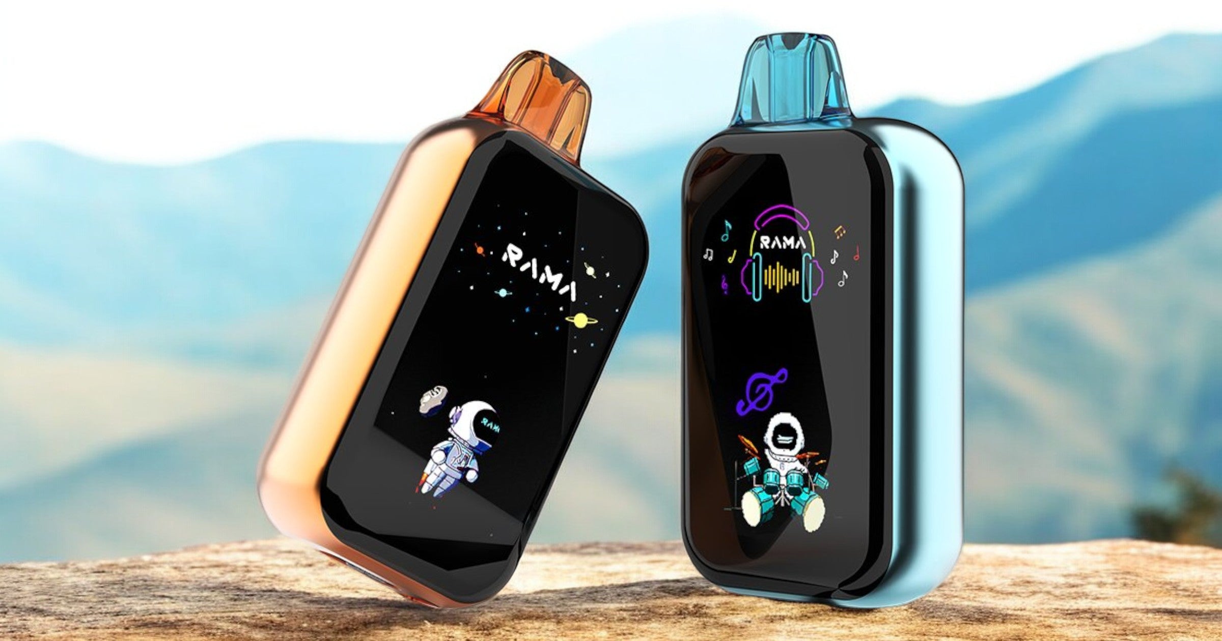 Rama 16K Disposable Vape | Touch Screen, Bluetooth Rama 16K Disposable Vape | Touch Screen, Bluetooth