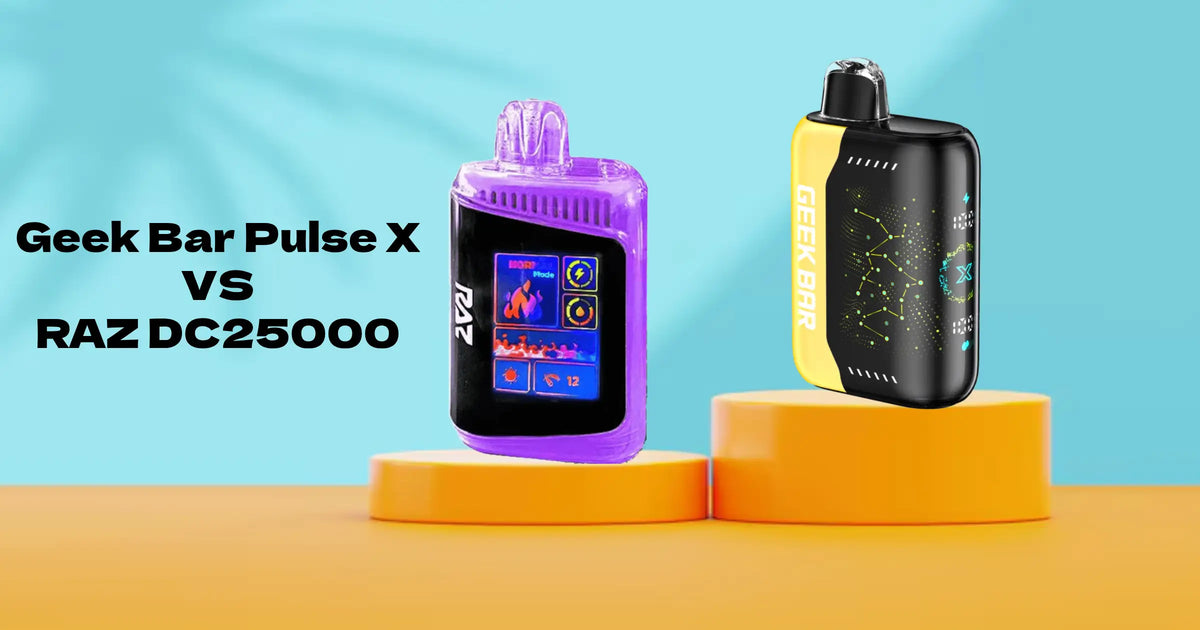 Geek Bar Pulse X vs. RAZ DC25000: Top Vape Showdown 2024 Geek Bar Pulse X vs. RAZ DC25000: Top Vape Showdown 2024