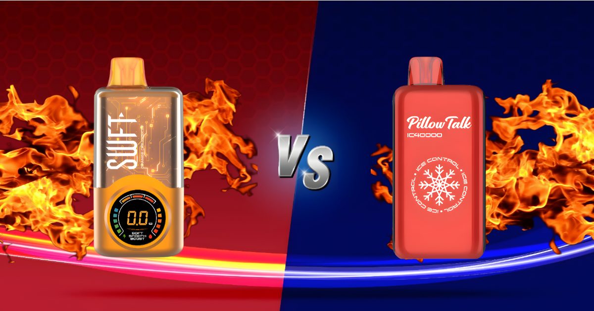 Pillow Talk Vape IC40K vs. SWFT META 30K: A Vaping Showdown