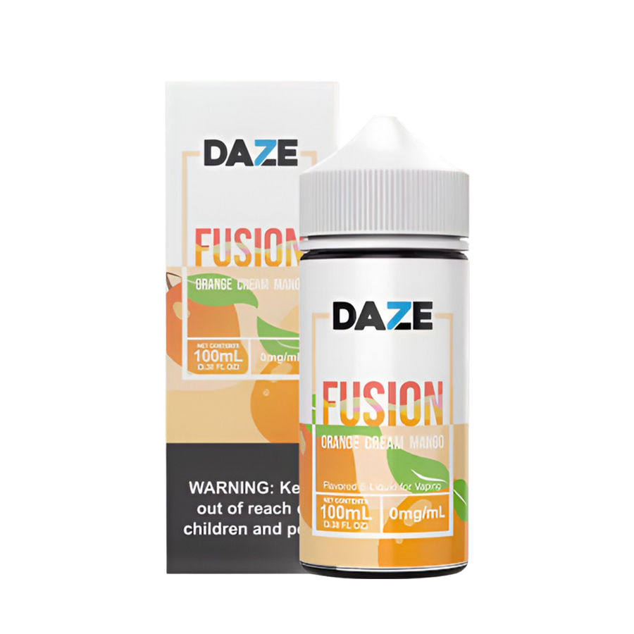 7 Daze Fusion Freebase Vape Juice 0 Mg Orange Cream Mango 