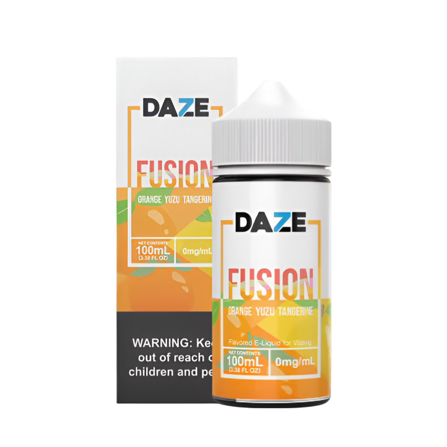 7 Daze Fusion Freebase Vape Juice 0 Mg Orange Yuzu Tangerine 
