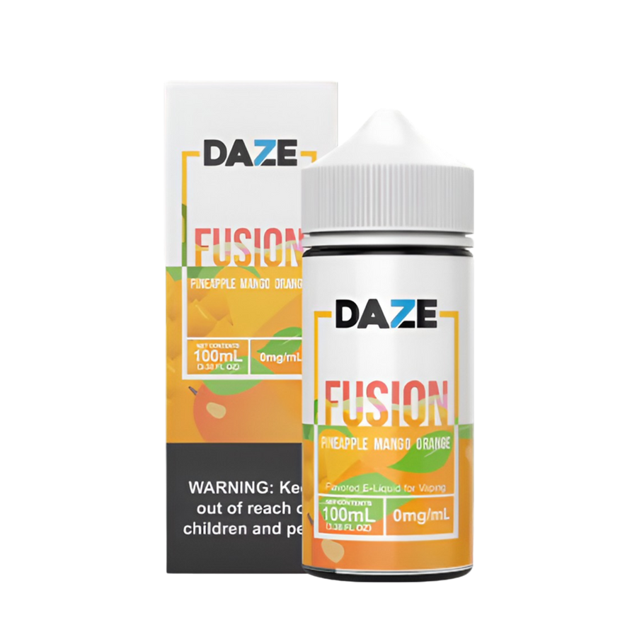 7 Daze Fusion Freebase Vape Juice 0 Mg Pineapple Mango Orange 