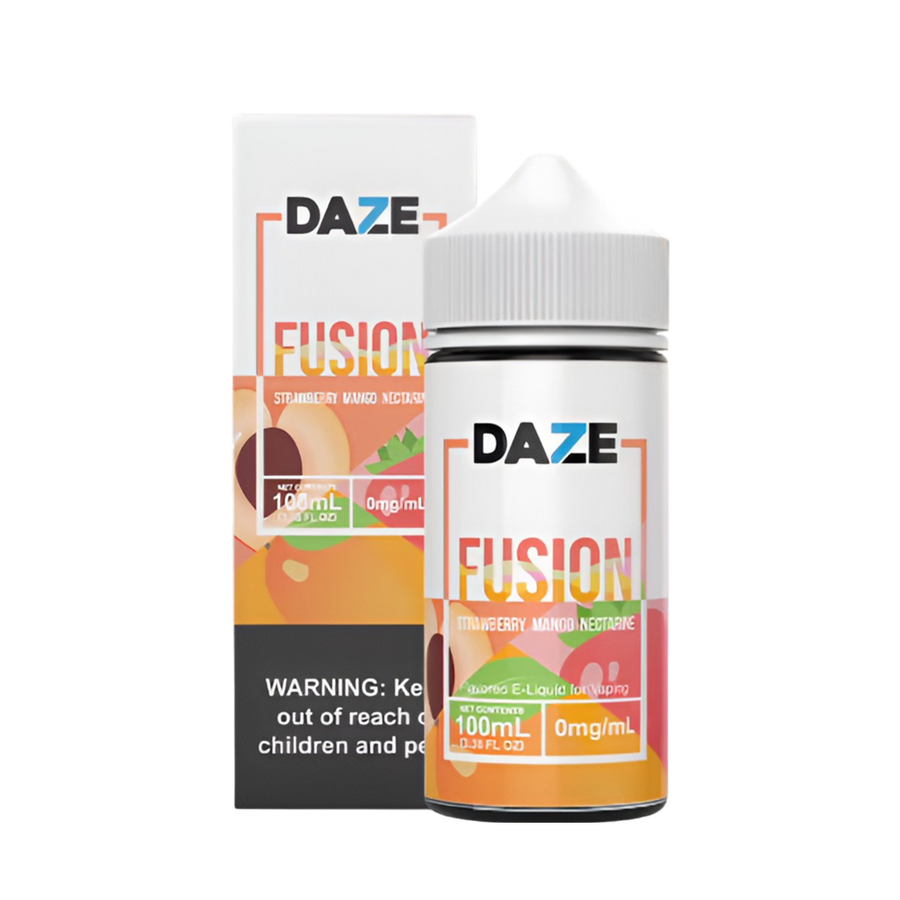 7 Daze Fusion Freebase Vape Juice 0 Mg Strawberry Mango Nectarine 