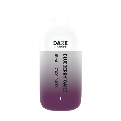 7 Daze Ohmlet 7000 Disposable Vape Blueberry Cake  