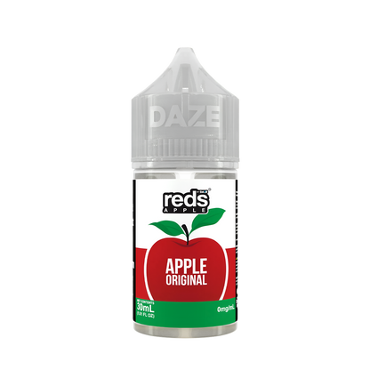 7 Daze Reds Apple Salt Nicotine Vape Juice 30 Mg 30 Ml Apple Original