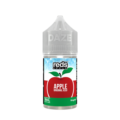 7 Daze Reds Apple Iced Salt Nicotione Vape Juice 30 Mg Apple Original Iced 