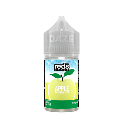 7 Daze Reds Apple Iced Salt Nicotione Vape Juice 30 Mg Gold Kiwi Iced 