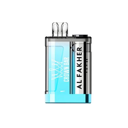 AL Fakher Crown Bar Crystal Disposable Vape Mint  