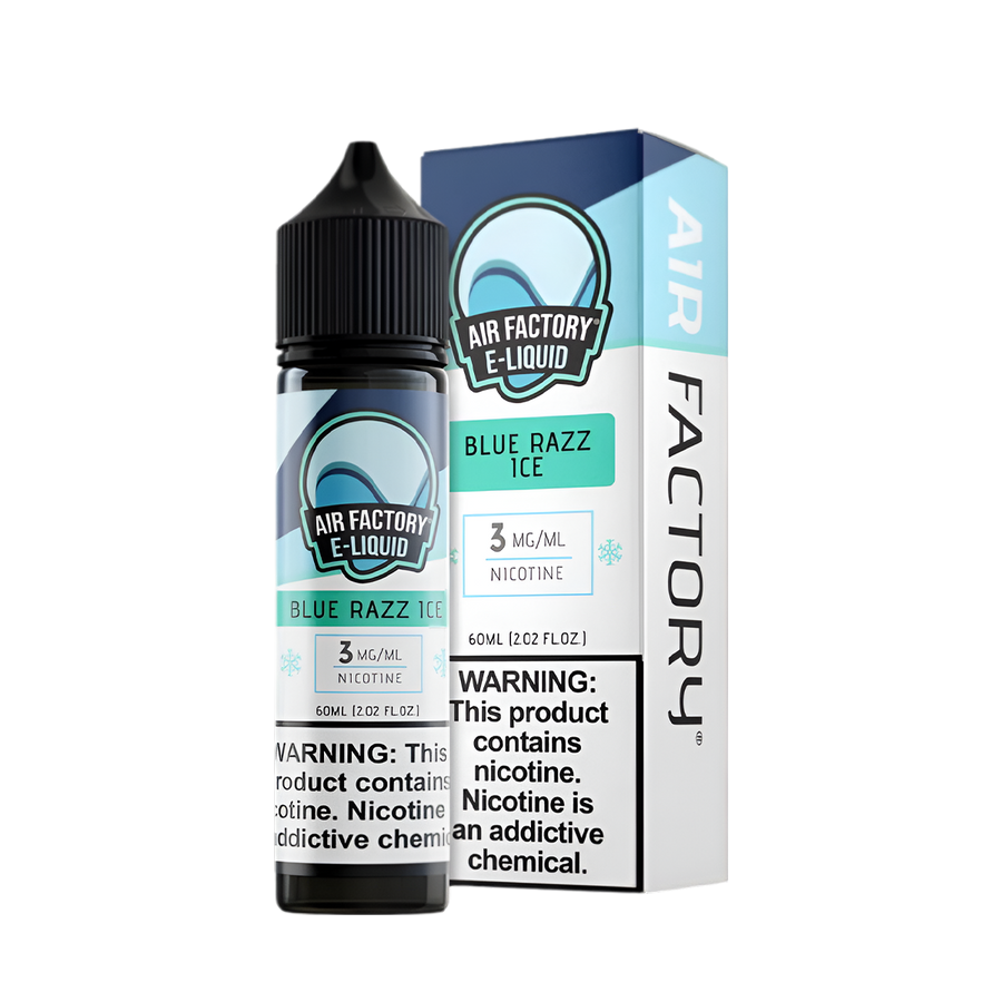 Air Factory Freebase Vape Juice 3 Mg Blue Razz Ice 