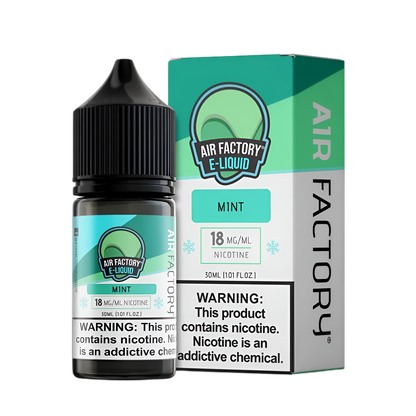 Air Factory Salt Nicotine Vape Juice 18 Mg Mint 