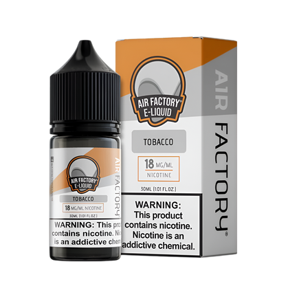 Air Factory Salt Nicotine Vape Juice 18 Mg Tobacco 