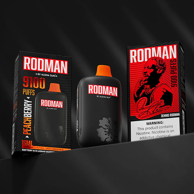 Aloha Sun ☓ Rodman 9100 Disposable Vape