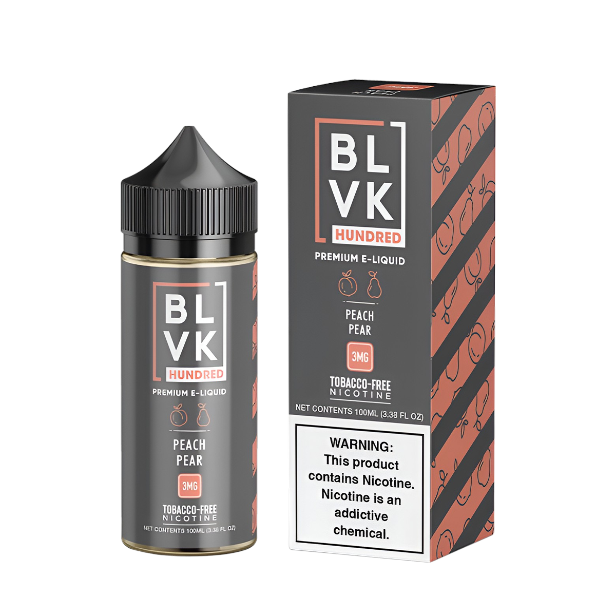 BLVK Hundred Freebase Vape Juice | 0 ~ 6 Mg Nic in 6 Flavors BLVK Hundred Freebase Vape Juice | 0 ~ 6 Mg Nic in 6 Flavors