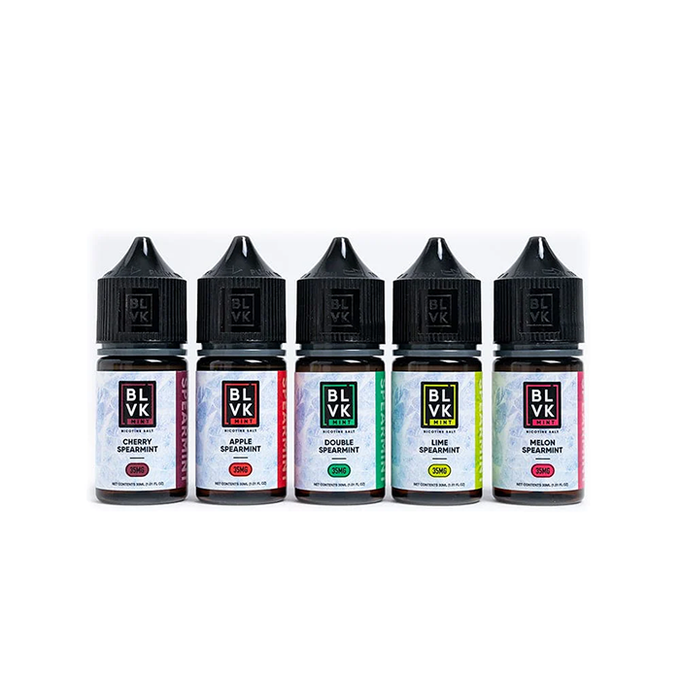 BLVK Mint Salt Nic Vape Juice | 35 ~ 50 Mg Nic in 6 Flavors BLVK Mint Salt Nic Vape Juice | 35 ~ 50 Mg Nic in 6 Flavors