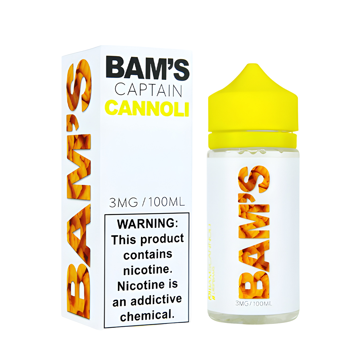 Cannoli Flavored Vape Juice Bam's Cannoli Freebase Juice Cannoli Flavored Vape Juice Bam's Cannoli Freebase Juice