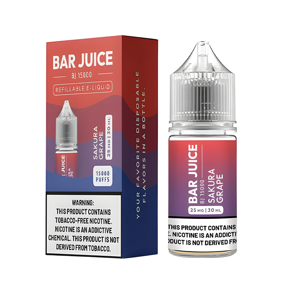 Bar Juice Salt Nicotine Vape Juice 25 Mg Sakura Grape 
