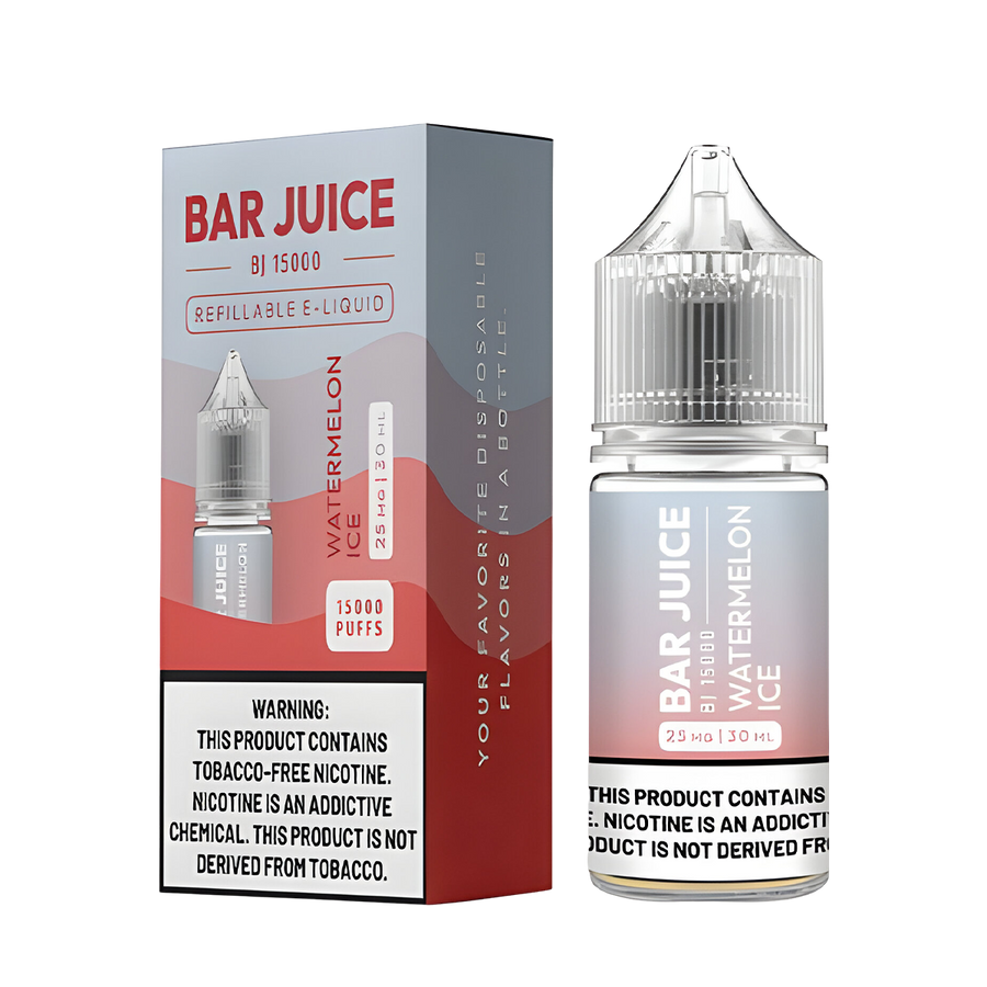 Bar Juice Salt Nicotine Vape Juice 25 Mg Watermelon Ice 