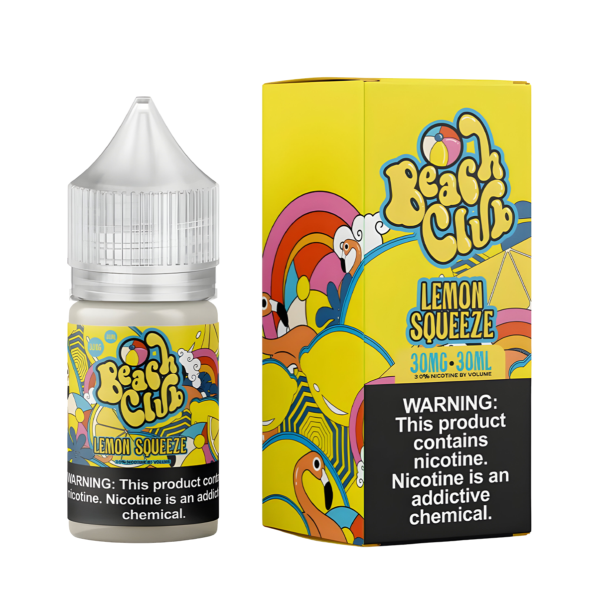 Beach Club Salt Nic Vape Juice | 30 ~ 50 Mg Nic in 5 Flavors Beach Club Salt Nic Vape Juice | 30 ~ 50 Mg Nic in 5 Flavors