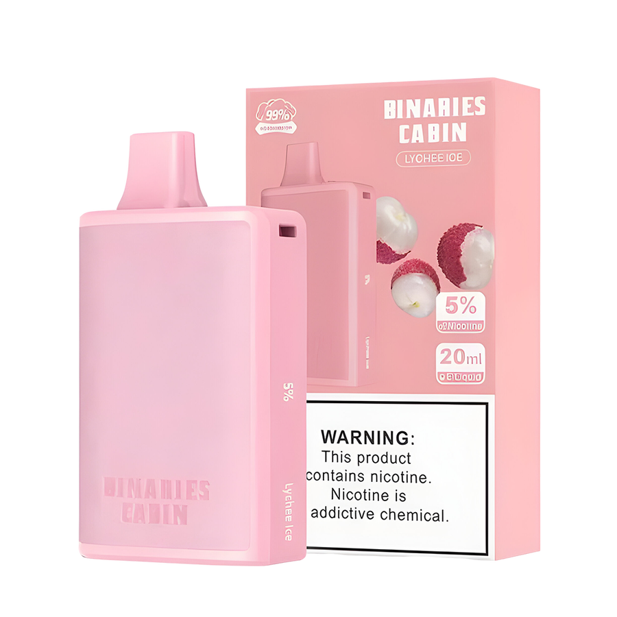 HorizonTech Binaries Cabin 10000 Disposable Vape Lychee Ice 50 Mg 