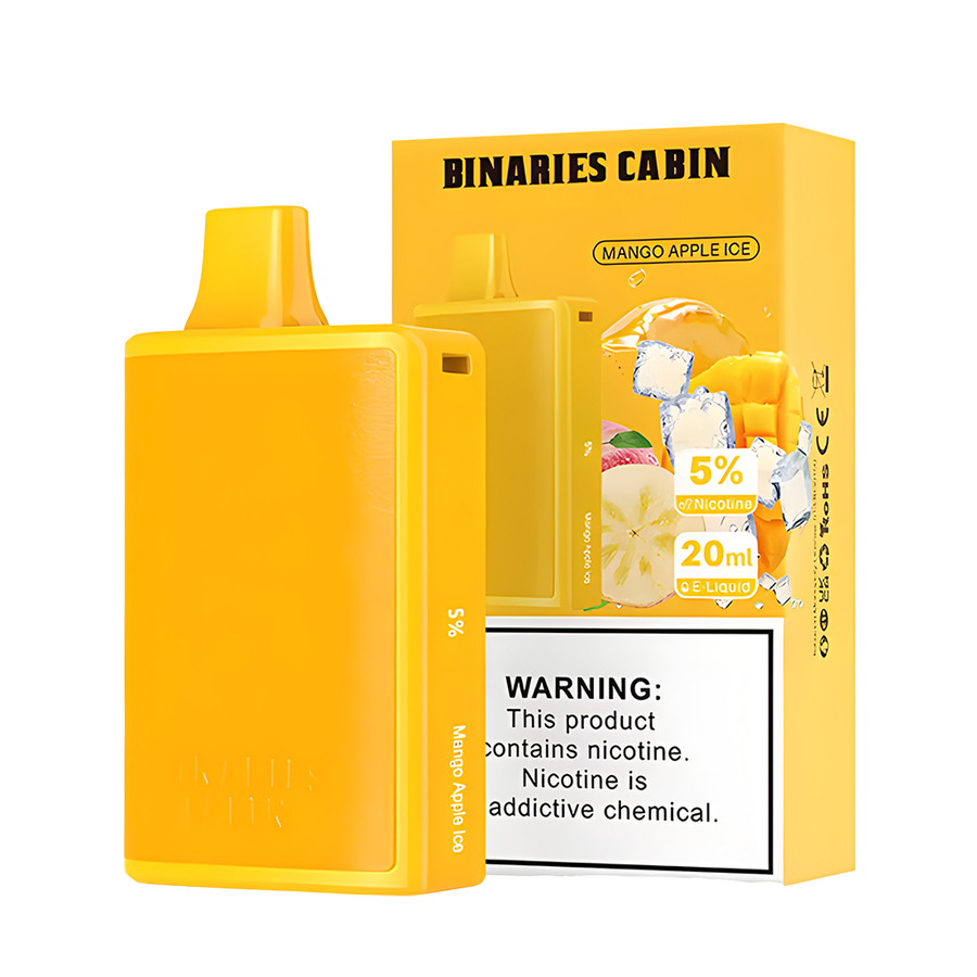 HorizonTech Binaries Cabin 10000 Disposable Vape Mango Apple Ice 50 Mg 