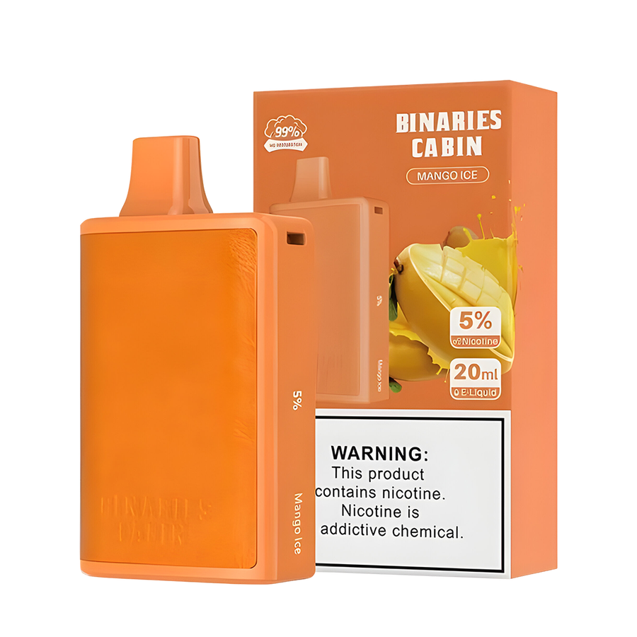 HorizonTech Binaries Cabin 10000 Disposable Vape Mango Ice 50 Mg 