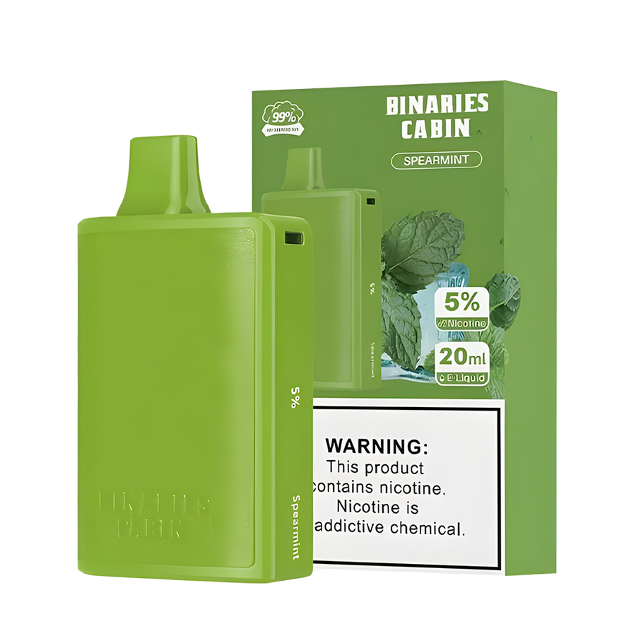 HorizonTech Binaries Cabin 10000 Disposable Vape Spearmint 50 Mg 