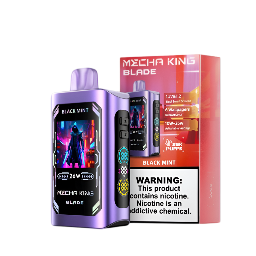 Mecha King Blade 25K Disposable Vape | Interactive UI Mecha King Blade 25K Disposable Vape | Interactive UI