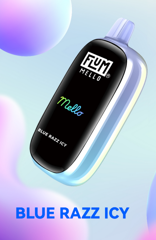Blue Razz Icy Flum Vape Mello 20k