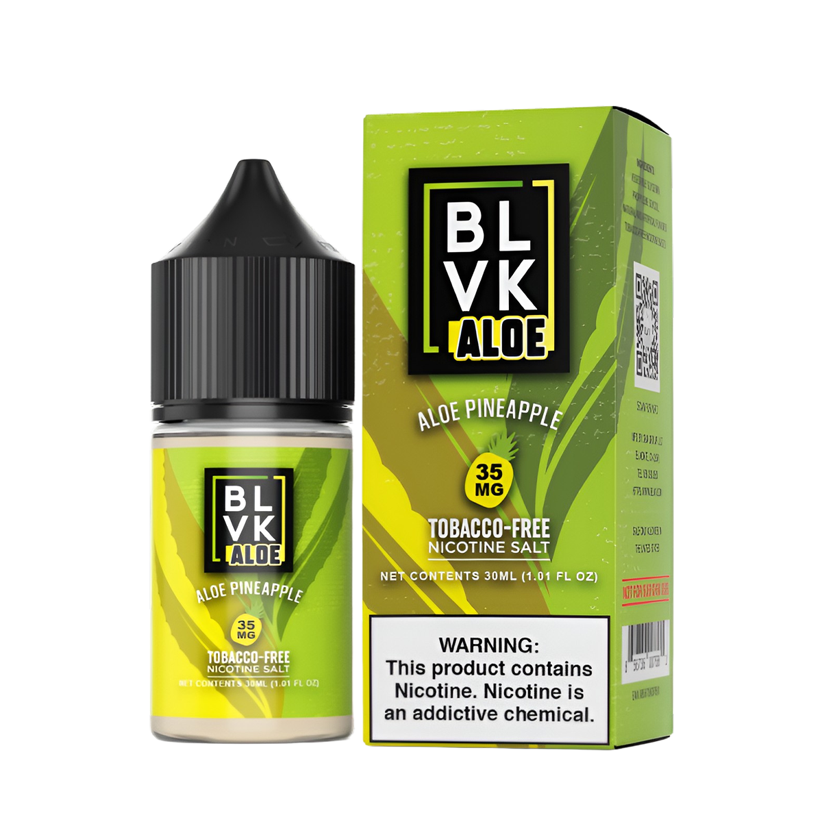 BLVK Aloe Salt Nic Vape Juice | 35 ~ 50 Mg Nic in 4 Flavors BLVK Aloe Salt Nic Vape Juice | 35 ~ 50 Mg Nic in 4 Flavors