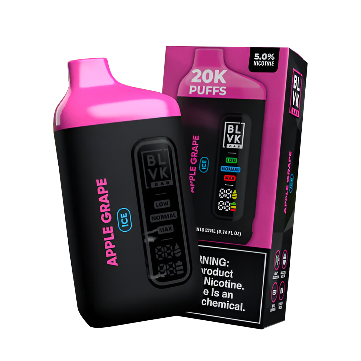 BLVK Bar 20K Disposable Vape | 5% Nic in 15 Flavors