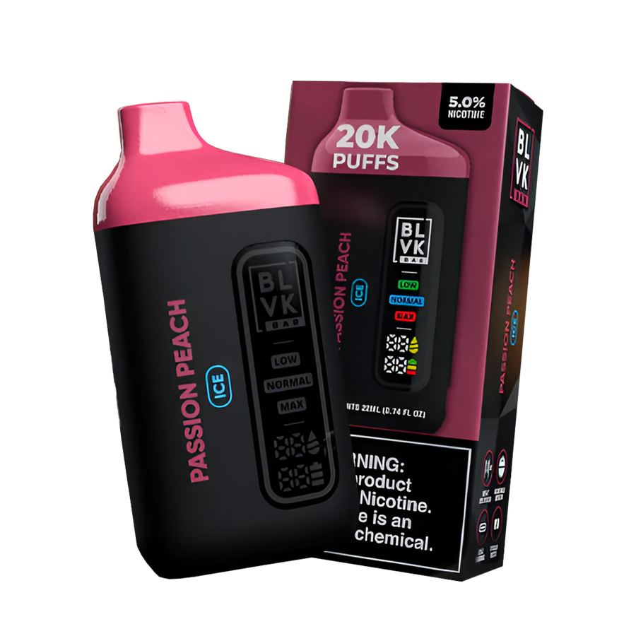 20k puff disposable vape how many ml e-liquid BLVK Bar 20K Disposable Vape