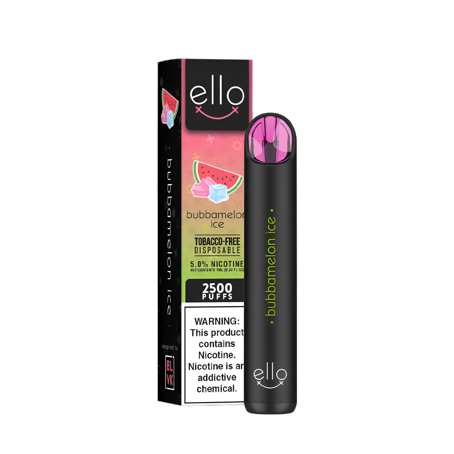 melon flavored disposable vape BLVK Ello Disposable Vape