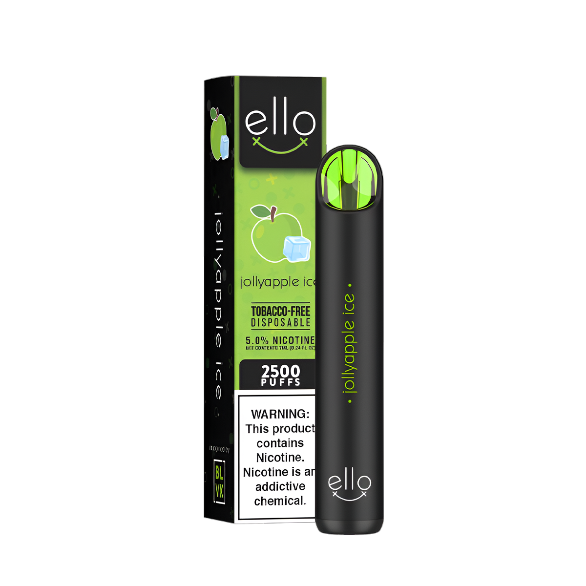 Blvk Ello 2500 Disposable Cup BLVK Ello 2500 Disposable - USA Vape Hub Blvk  Ello 2500 Disposable Vape Pen