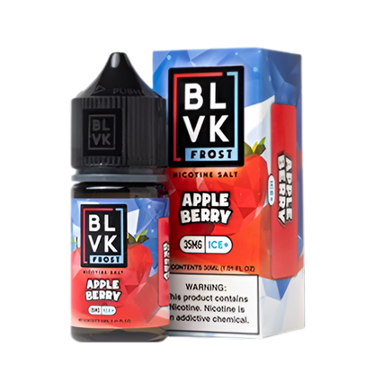 BLVK Frost Salt Nicotine Vape Juice 35 Mg Apple Berry Ice 