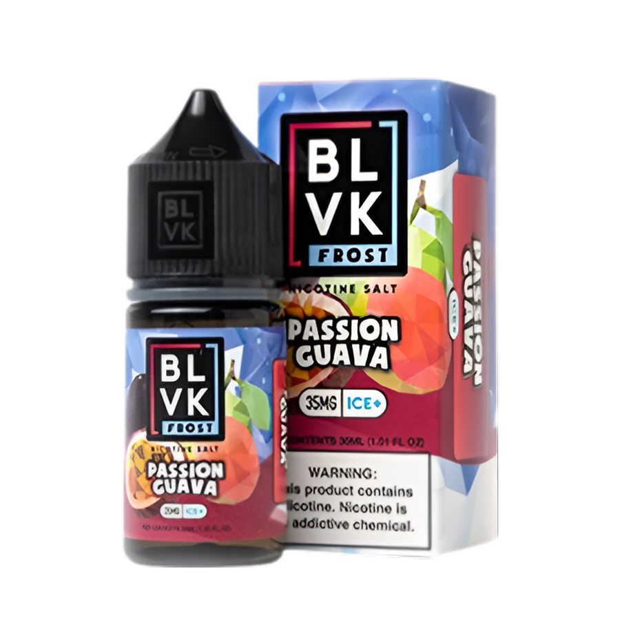 BLVK Frost Salt Nicotine Vape Juice 35 Mg Passion Guava Ice 