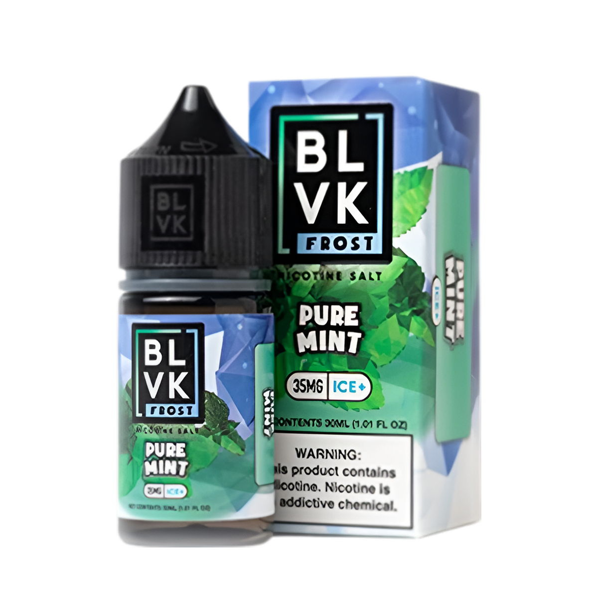 BLVK Frost Salt Nic Vape Juice | 35 ~ 50 Mg Nic in 7 Flavors BLVK Frost Salt Nic Vape Juice | 35 ~ 50 Mg Nic in 7 Flavors