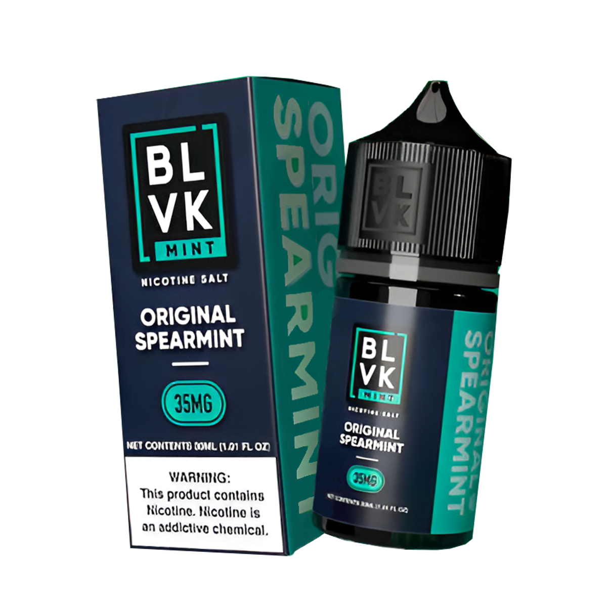 BLVK Mint Salt Nic Vape Juice | 35 ~ 50 Mg Nic in 6 Flavors BLVK Mint Salt Nic Vape Juice | 35 ~ 50 Mg Nic in 6 Flavors