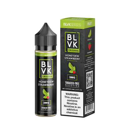 BLVK Fruits Freebase Vape Juice 0 Mg Honeydew Strawberry 