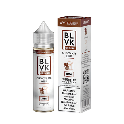 BLVK Wyte Freebase Vape Juice | 0 ~ 6 Mg Nic in 3 Flavors BLVK Wyte Freebase Vape Juice | 0 ~ 6 Mg Nic in 3 Flavors