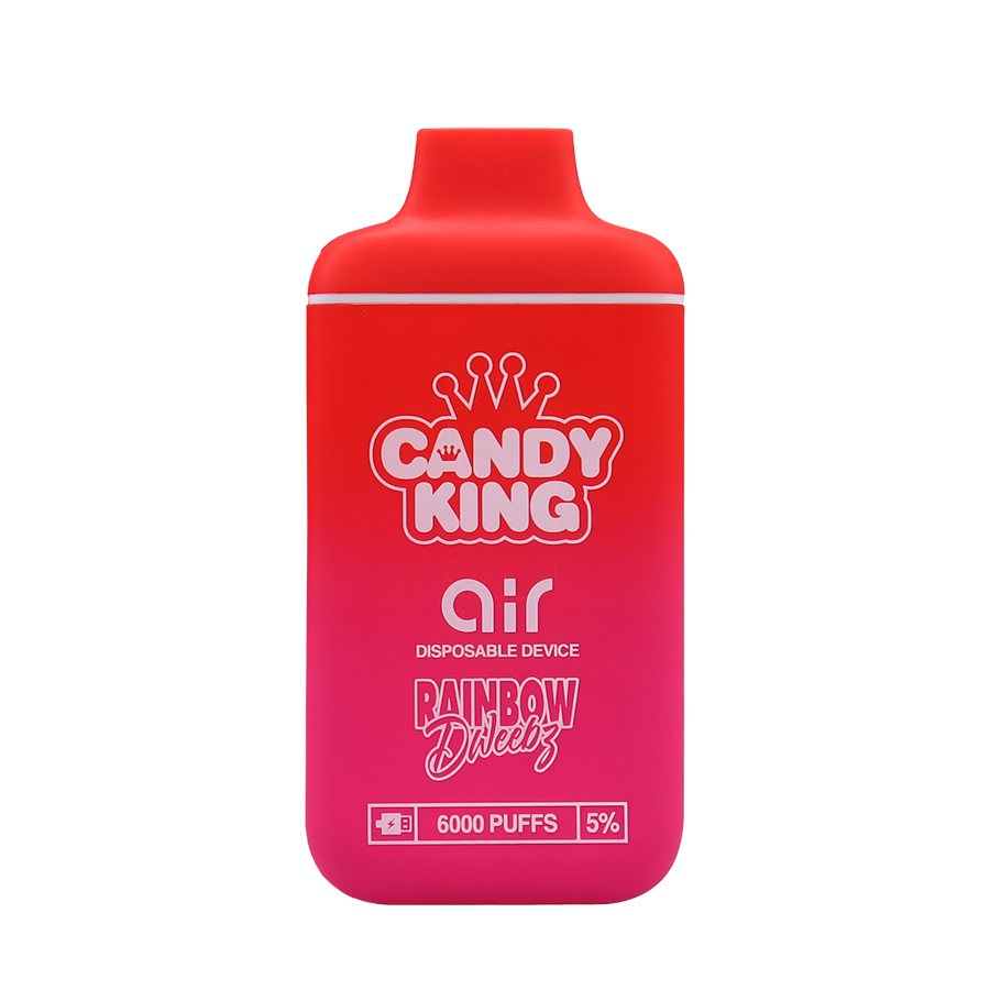 Candy King Air 6000 Disposable Vape Rainbow Dweebz  