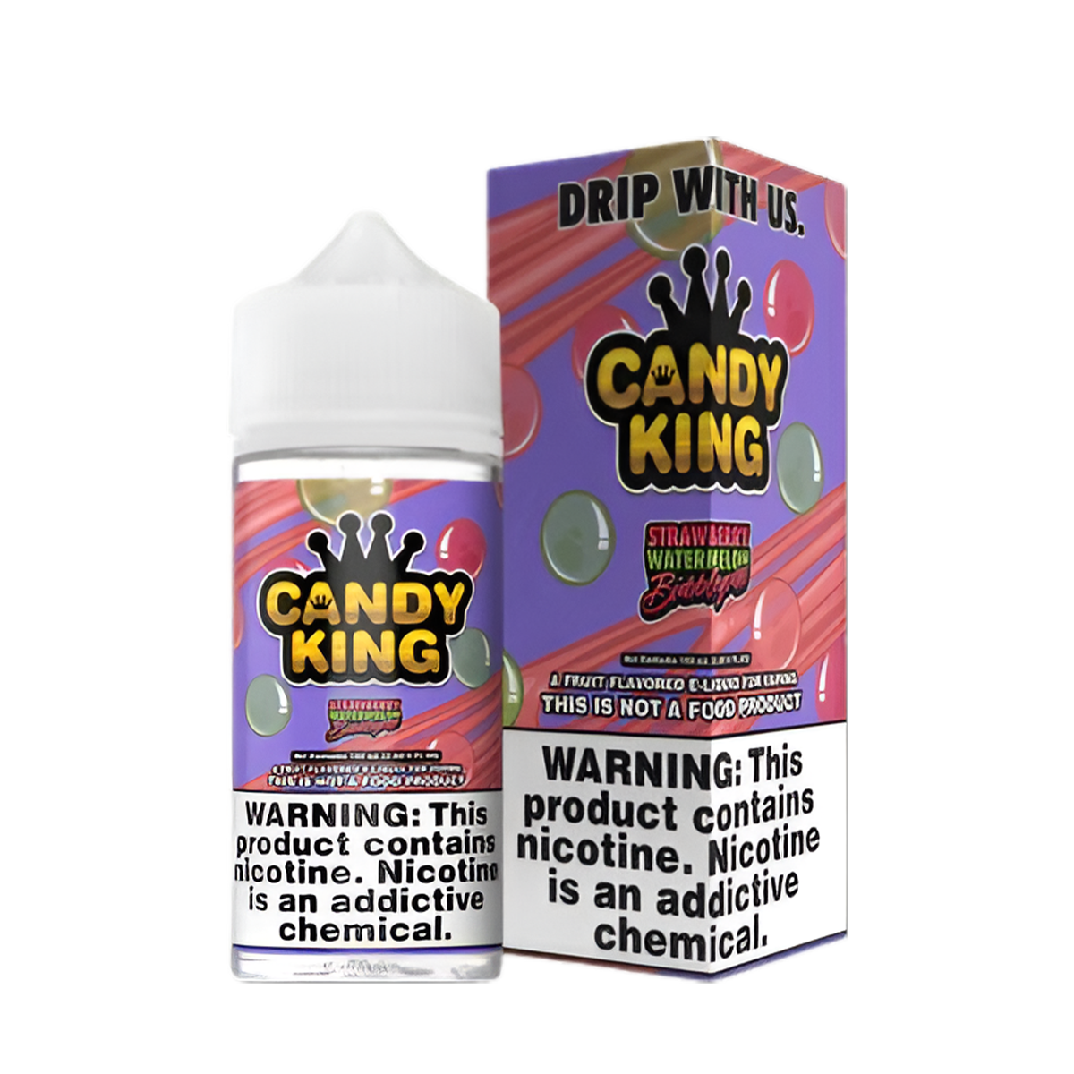 Candy King Freebase Vape Juice | 0 ~ 6 Mg Nic in 20 Flavors Candy King Freebase Vape Juice | 0 ~ 6 Mg Nic in 20 Flavors