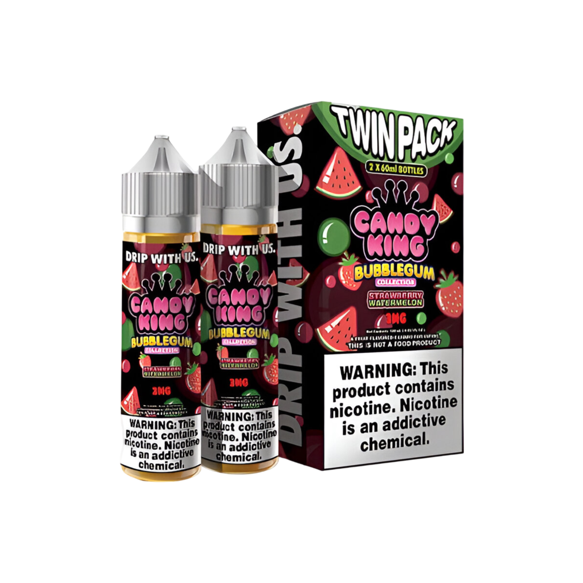 Vape Juice Bundles Cookie King 100mL Free Base Vape Juice - (MSRP $29.99) -  All Coast Bad Drip