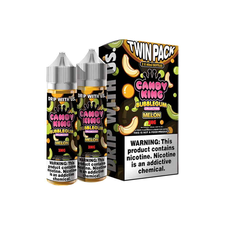 Candy King Twin Pack Freebase Vape Juice 3 Mg Melon 