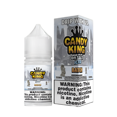 Candy King Iced Salt Nicotine Vape Juice 35 Mg Batch (Orange Cherry Lemon Lime Sour) Iced 