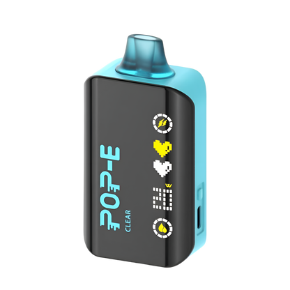 Pop-E 24K Disposable Vape| 2.1" LED Screen, Adjustable Power Pop-E 24K Disposable Vape| 2.1" LED Screen, Adjustable Power